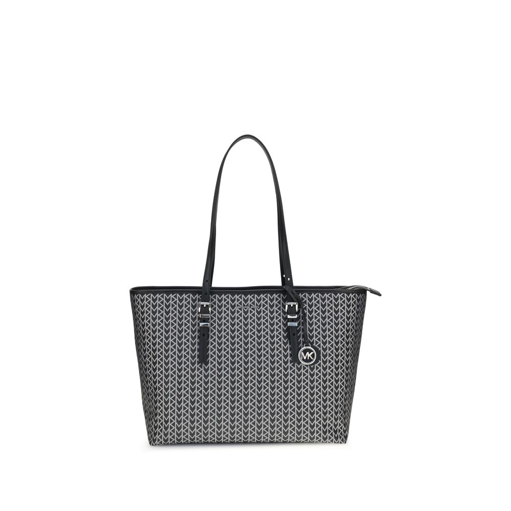 Michael Kors Quinn große Jacquard-Logo Tote Bag