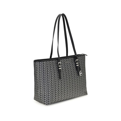 Michael Kors Quinn große Jacquard-Logo Tote Bag