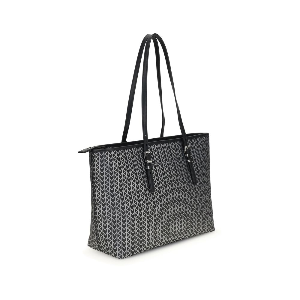 Michael Kors Quinn große Jacquard-Logo Tote Bag