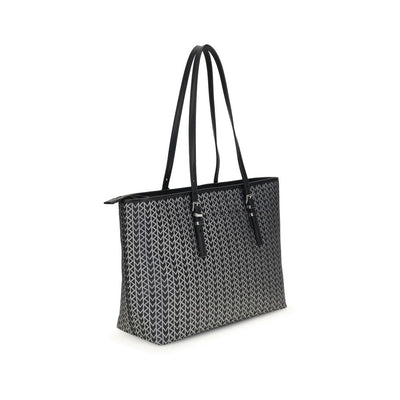 Michael Kors Quinn große Jacquard-Logo Tote Bag
