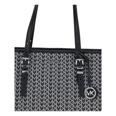 Michael Kors Quinn große Jacquard-Logo Tote Bag