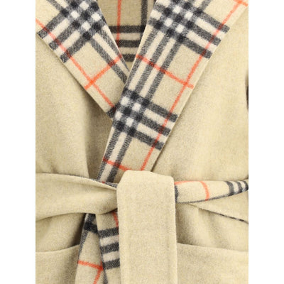 Burberry Beidseitig tragbarer Wollmantel