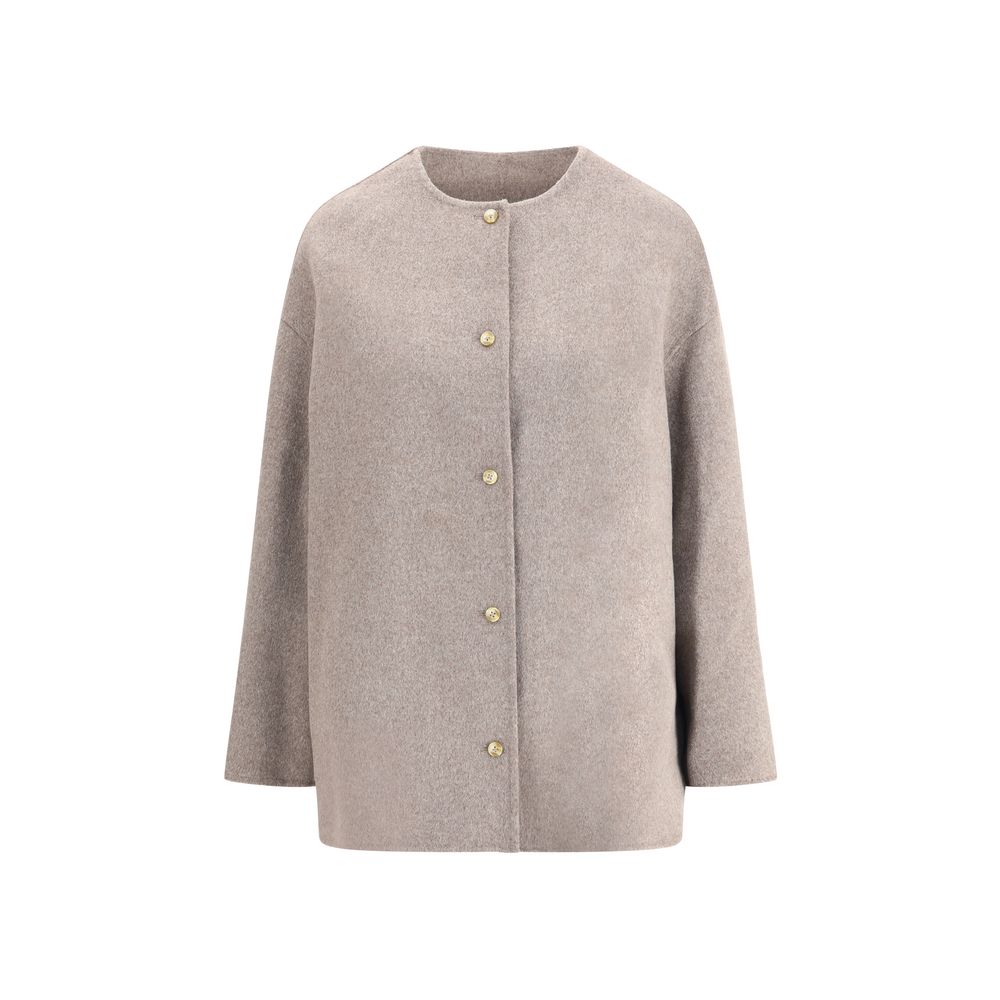 Loulou De Saison Wollmantel kurz