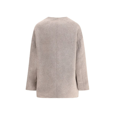 Loulou De Saison Wollmantel kurz