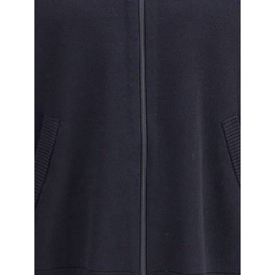Thom Browne Double Face Strickjacke mit durchgehendem Reißverschluss In Meri