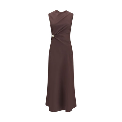 Loulou De Saison Midikleid aus Seide