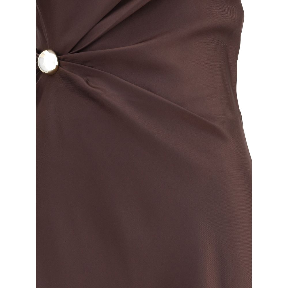 Loulou De Saison Midikleid aus Seide