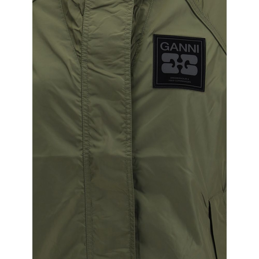Ganni Wasserdichte Jacke