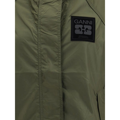 Ganni Wasserdichte Jacke