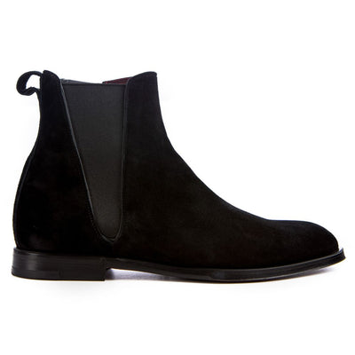 Dolce & Gabbana Stiefel aus schwarzem Kalbsleder