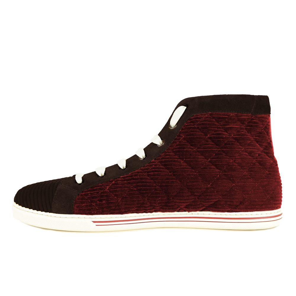 Dolce & Gabbana Sneaker aus rotem Kalbsleder