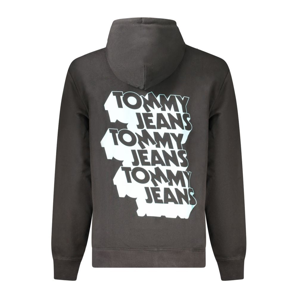 Tommy Hilfiger Schwarzer Baumwoll-Hoodie für Männer