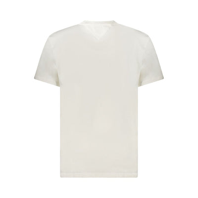 Tommy Hilfiger Weißes Baumwolle Männer T-Shirt