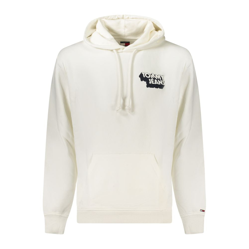 Tommy Hilfiger Weißer Baumwollpullover für Männer
