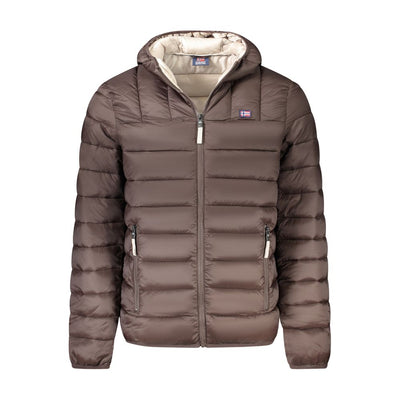 Norway 1963 Braune Polyamid Herren Jacke