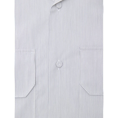 Jil Sander Blaues Baumwoll-Kurzarmhemd