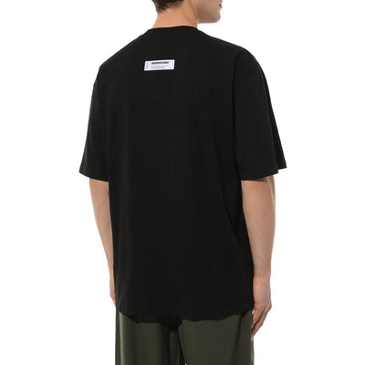 Diego Venturino Schwarzes T-Shirt aus Baumwolle