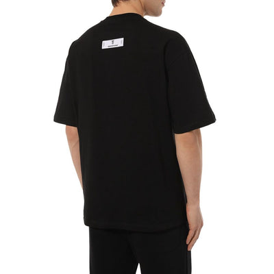 Diego Venturino Schwarzes T-Shirt aus Baumwolle
