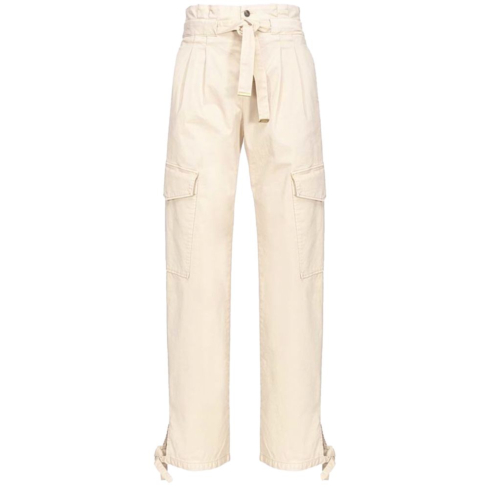 PINKO Weiße Baumwolljeans &amp