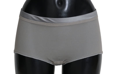 Dolce & Gabbana Unterwäsche Silber mit Netzseidenunterteil