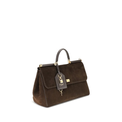 Dolce & Gabbana Sicily Wildleder Handtasche