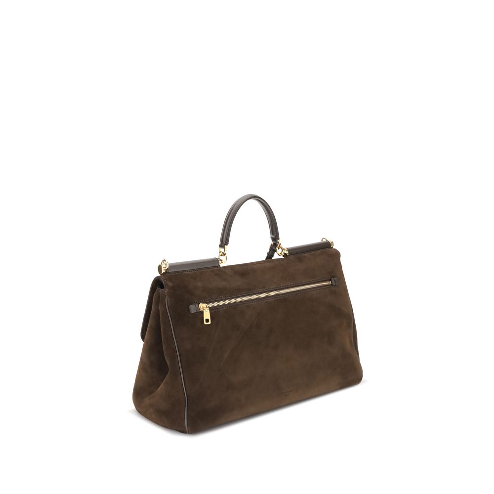 Dolce & Gabbana Sicily Wildleder Handtasche