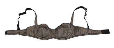 Dolce & Gabbana Braun Regg Balconcino Imbottito BH Unterwäsche