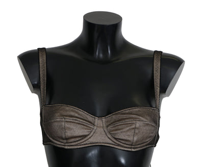 Dolce & Gabbana Braun Regg Balconcino Imbottito BH Unterwäsche