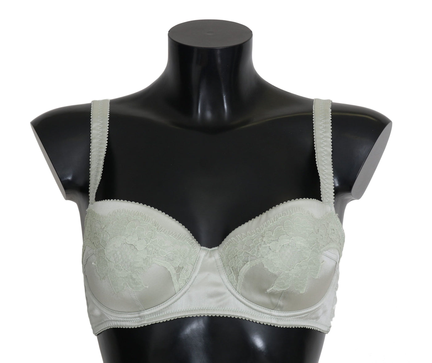 Dolce & Gabbana Grüner Balconcino BH Florale Spitze Unterwäsche