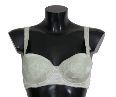 Dolce & Gabbana Grüner Balconcino BH Florale Spitze Unterwäsche