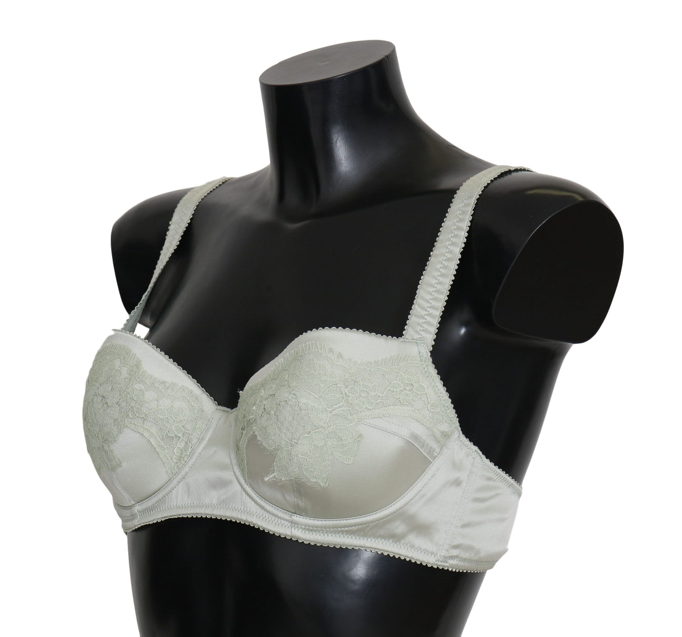 Dolce & Gabbana Grüner Balconcino BH Florale Spitze Unterwäsche