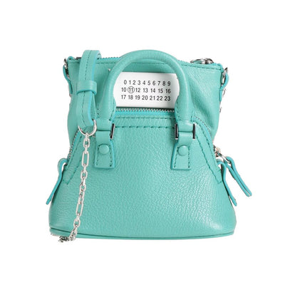 Maison Margiela Blaue Ziegenleder Crossbody Tasche
