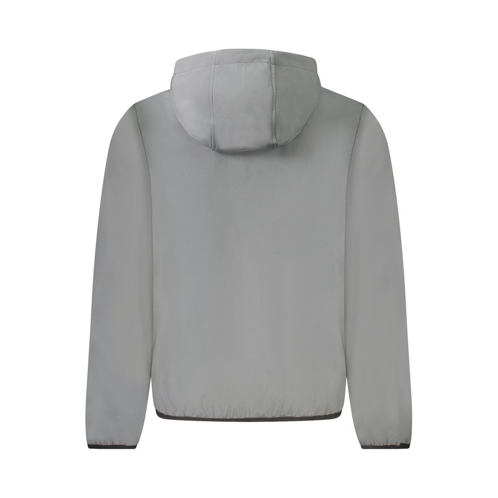 Norway 1963 Graue Polyester Herren-Kapuzenjacke