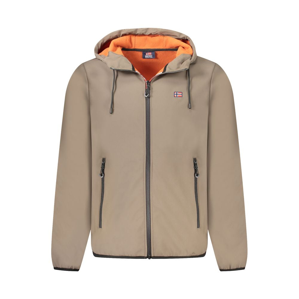 Norway 1963 Braune Polyester Herrenjacke