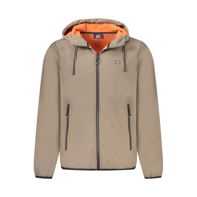 Norway 1963 Braune Polyester Herrenjacke
