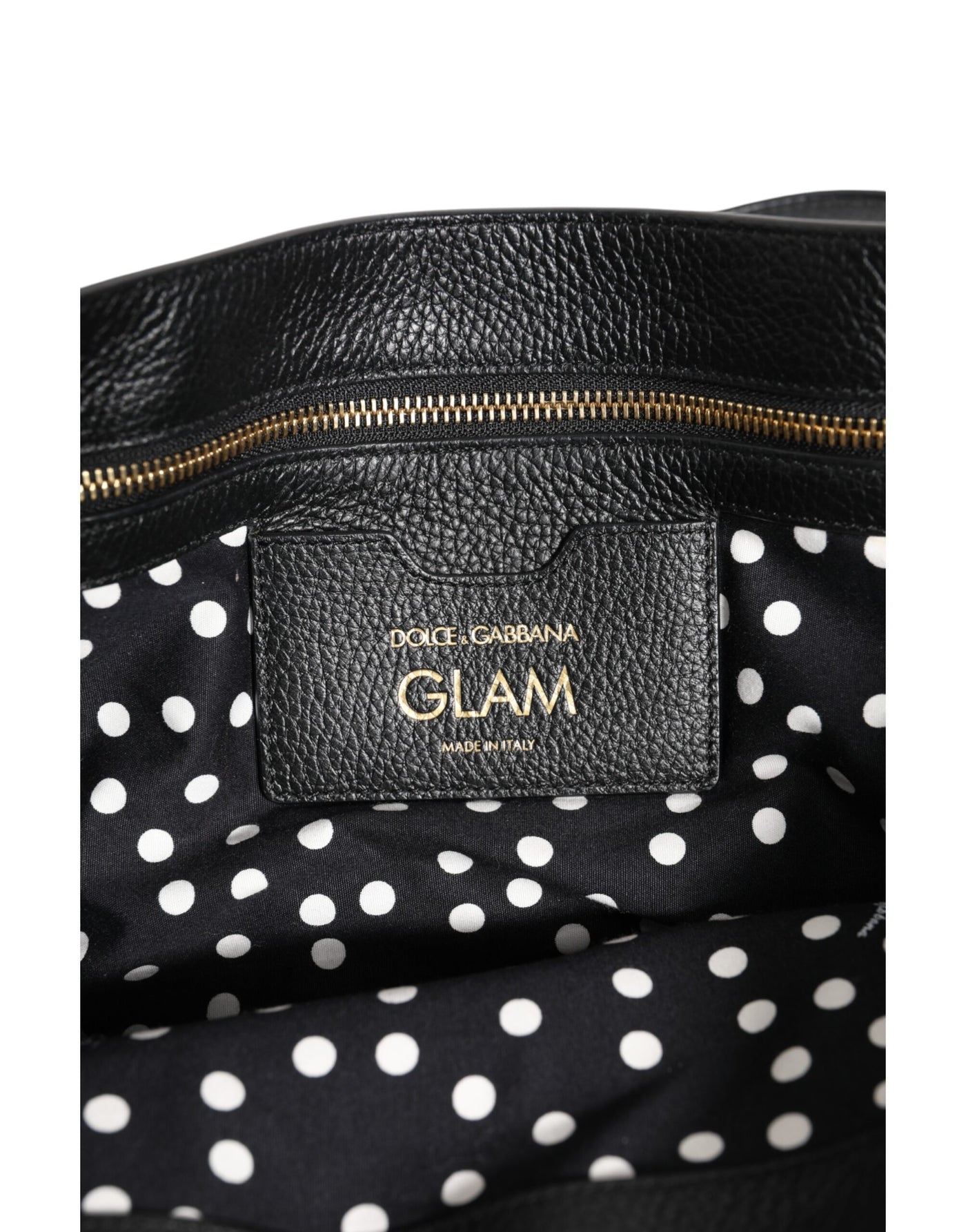 Dolce & Gabbana Braun Leopard GLAM Leder Logo Plaque Tote Bag