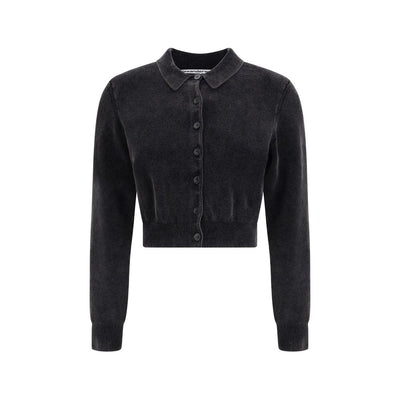 Alexander Wang Polo Strickjacke crop