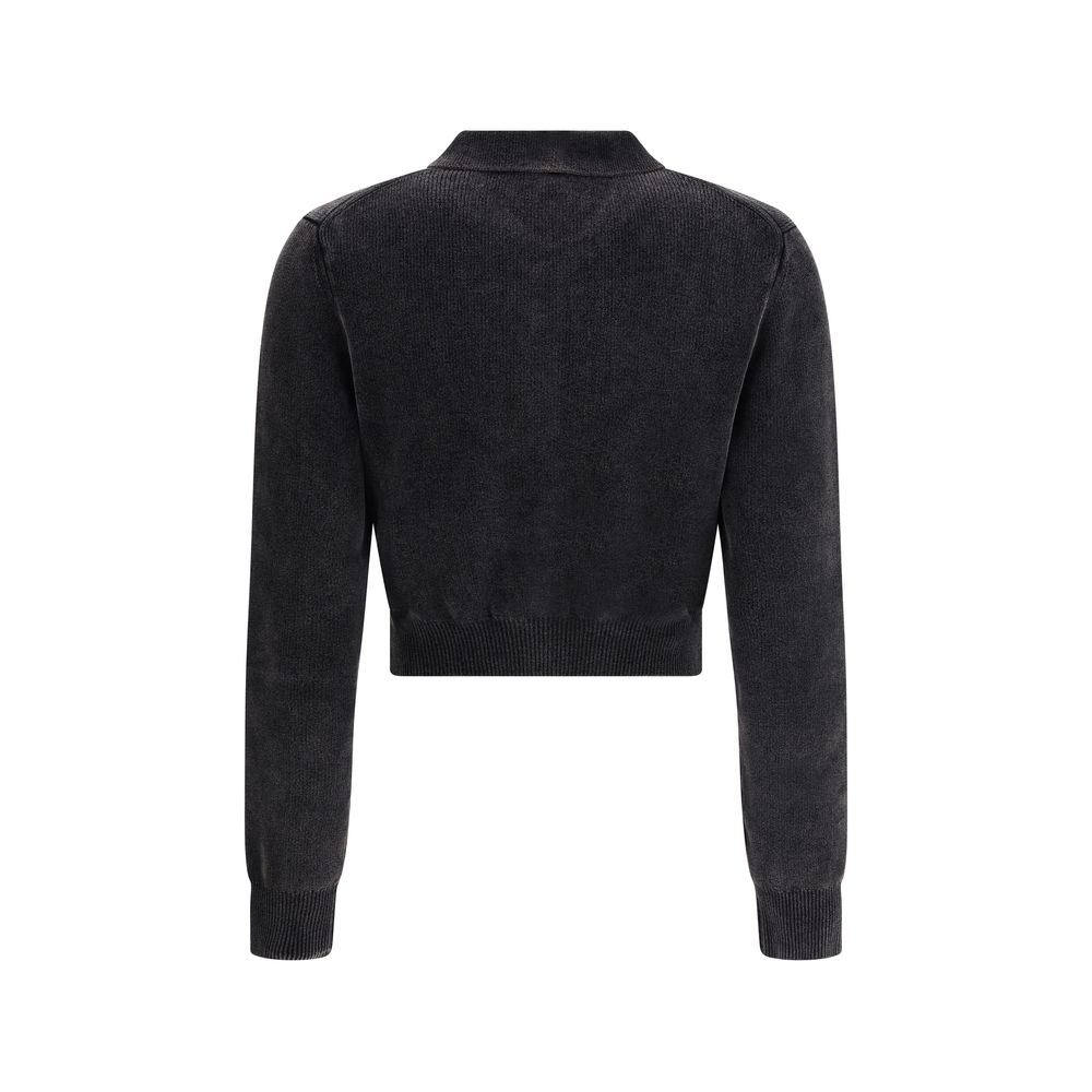 Alexander Wang Polo Strickjacke crop