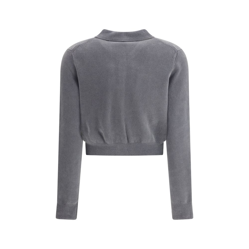 Alexander Wang Polo Strickjacke crop