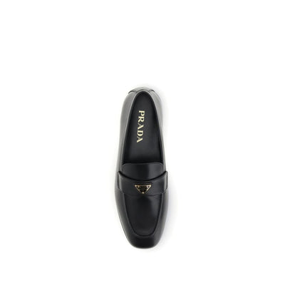 Prada Leder-Halbschuhe