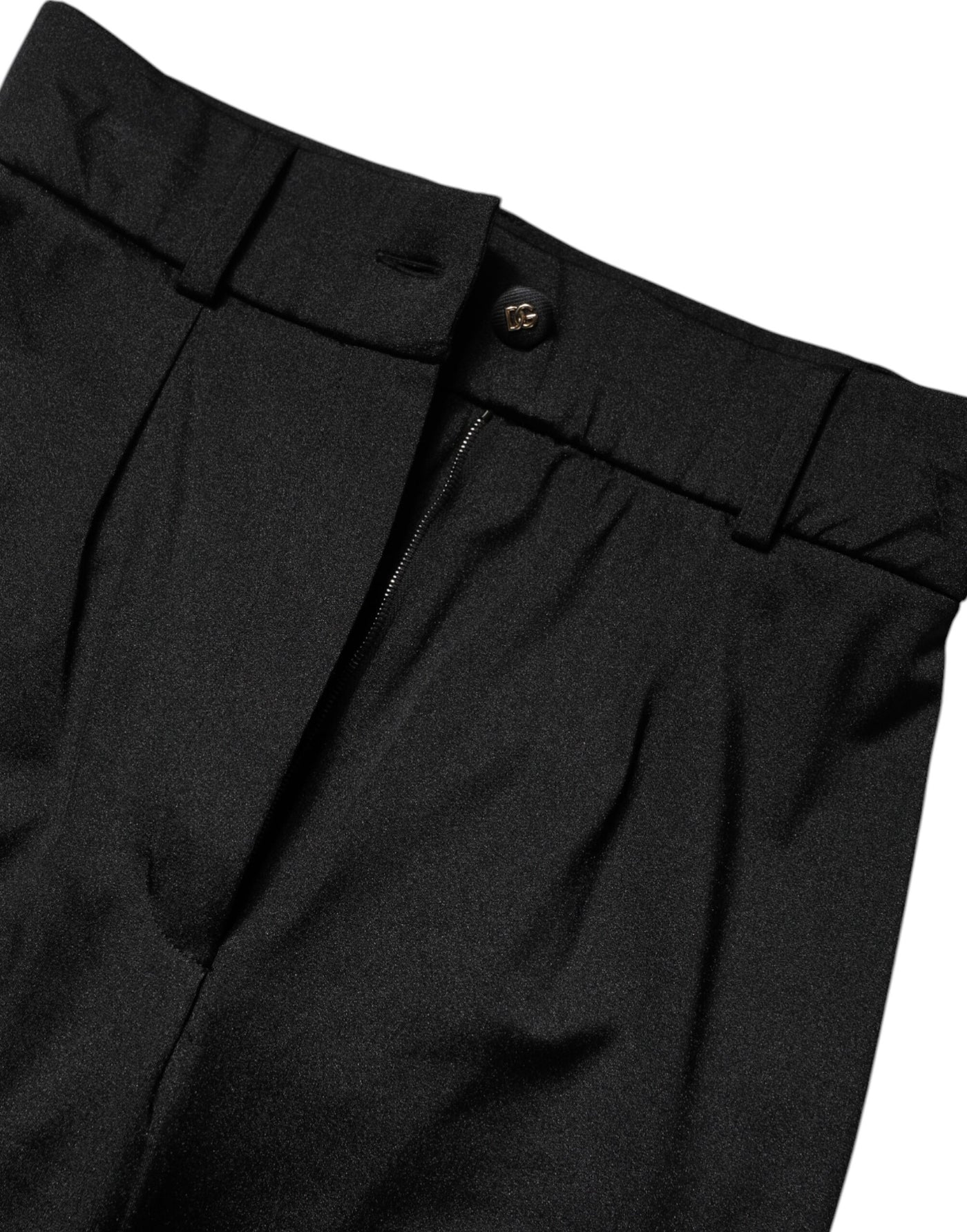 Dolce & Gabbana Schwarze Nylon-Leggings Stretch-Hose