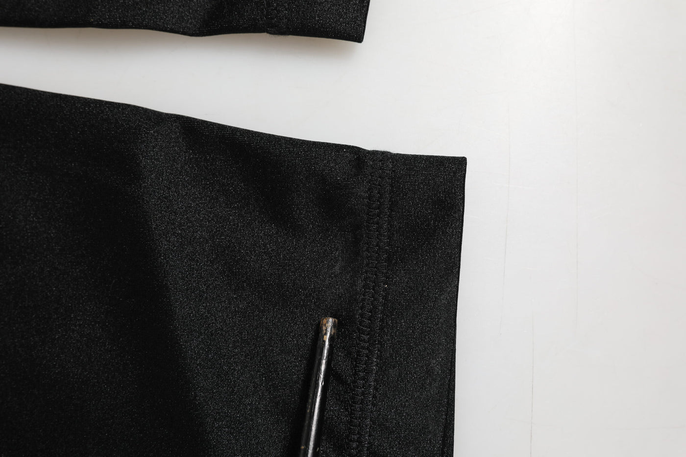 Dolce & Gabbana Schwarze Nylon-Leggings Stretch-Hose