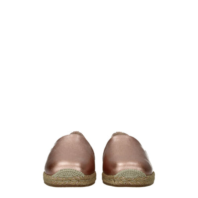 Stuart Weitzman Espadrilles aus rosa Stoff