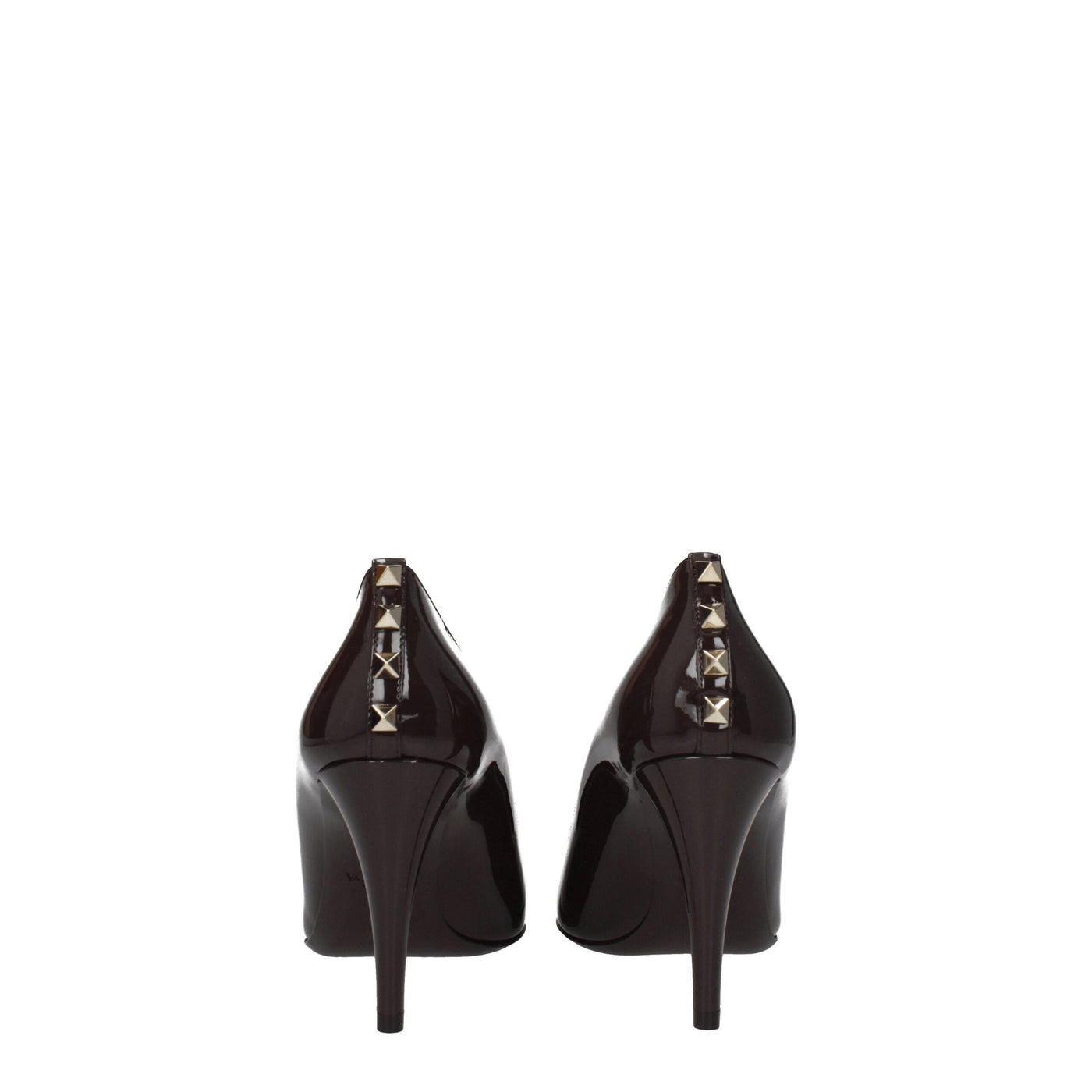 Valentino Garavani Braune Leder Pumps mit hohem Absatz
