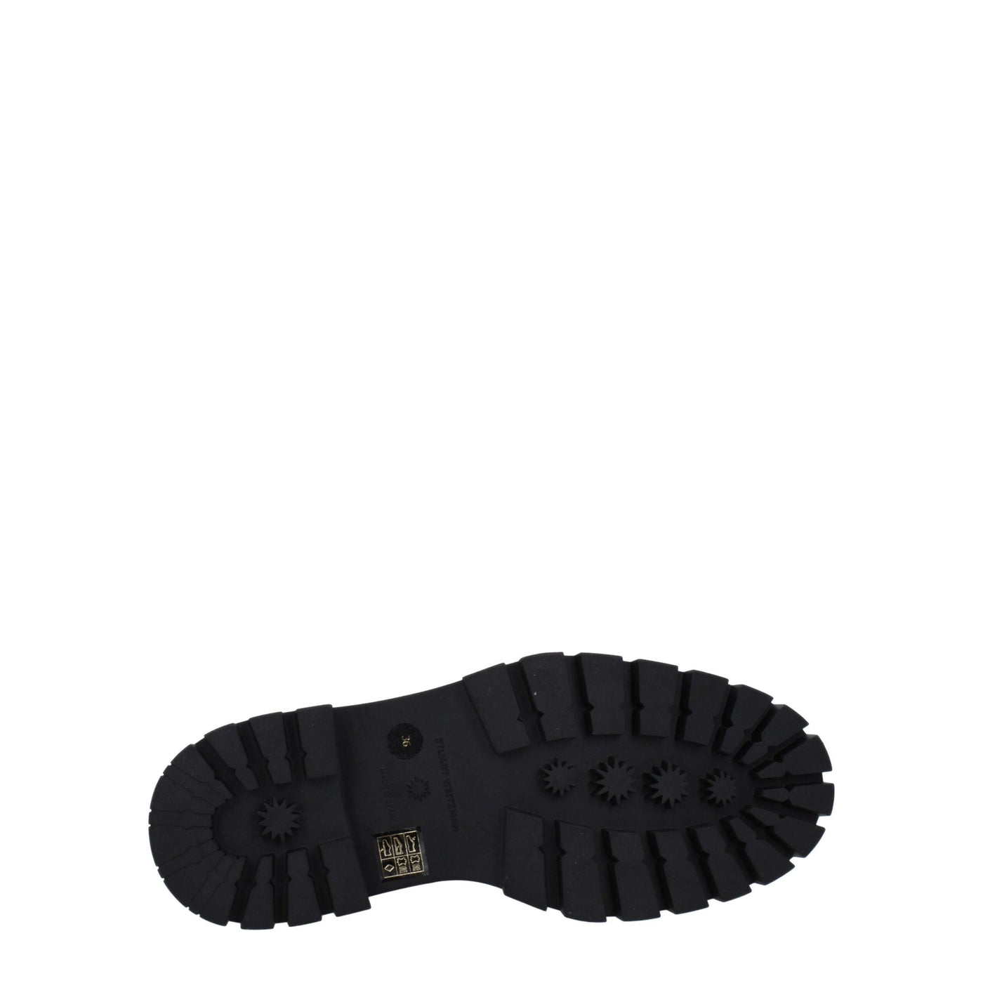 Stuart Weitzman Schwarze Lederstiefeletten