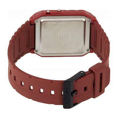 Casio Rote Kunstharz-Uhr