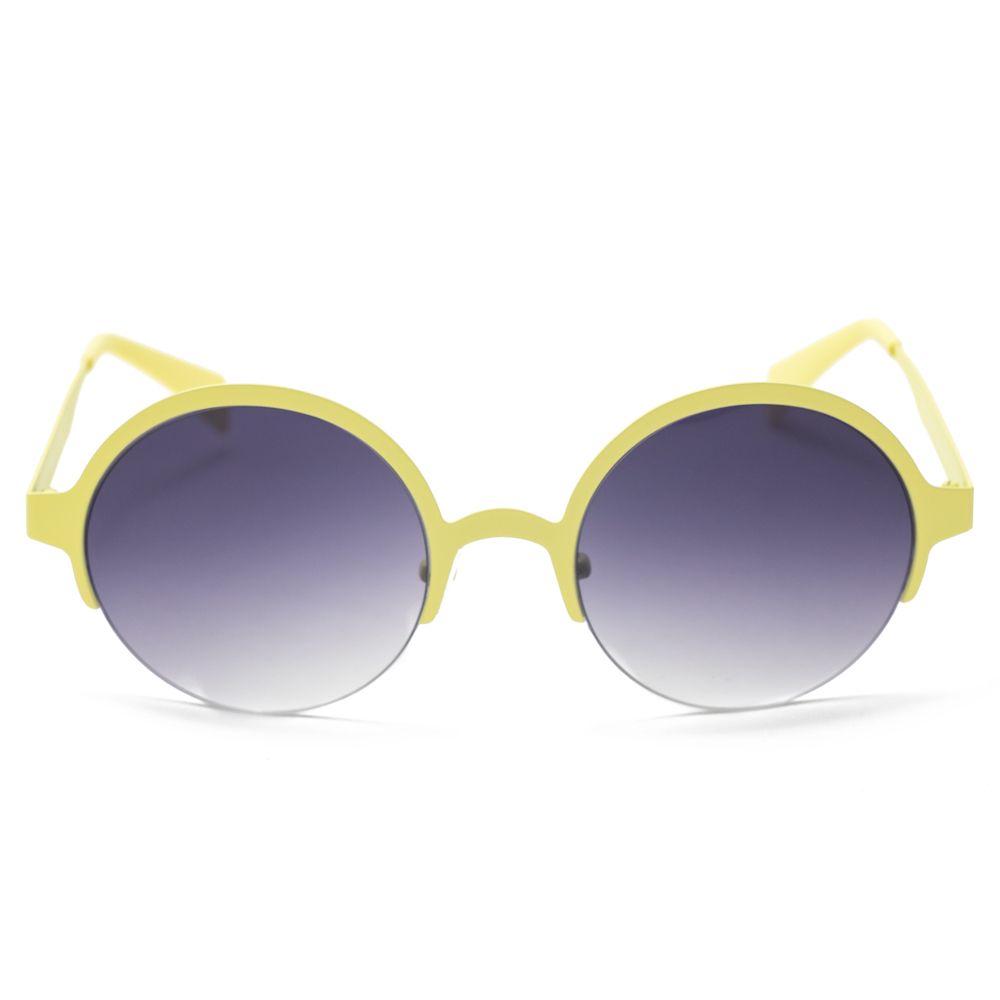 Italia Independent Gelbe Metall-Sonnenbrille