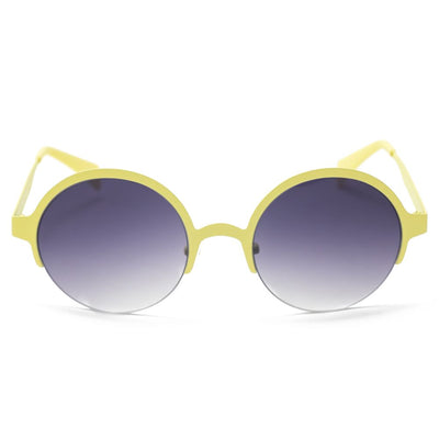 Italia Independent Gelbe Metall-Sonnenbrille