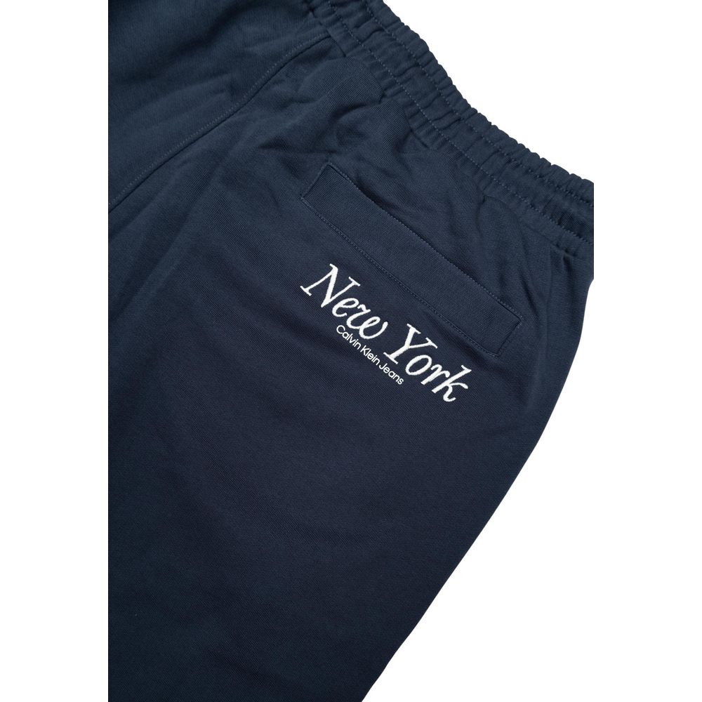Calvin Klein Jeans Blaue Jogginghose aus Bio-Baumwolle Workout Pant