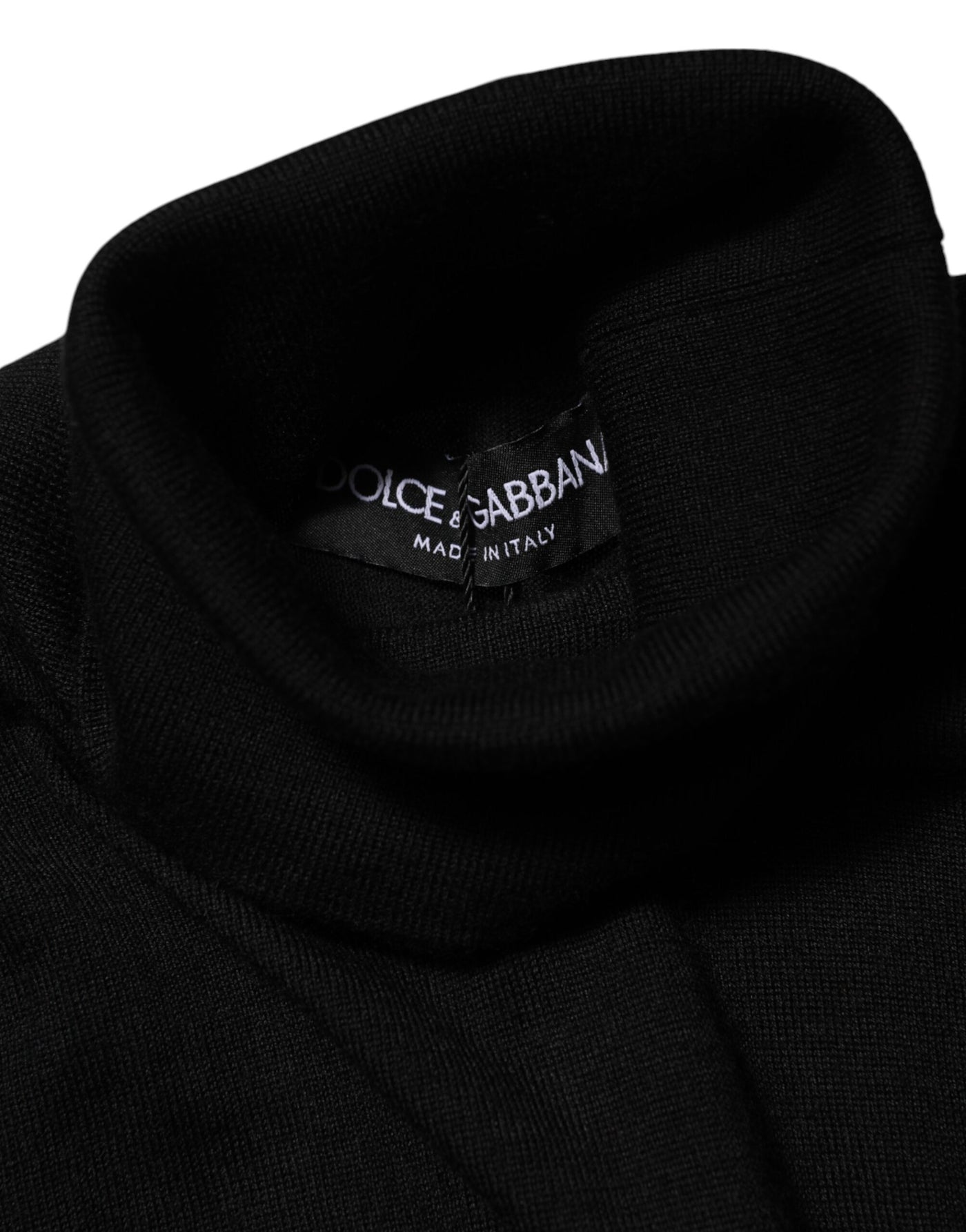 Dolce & Gabbana Schwarzer Kaschmir-Rollkragenpullover